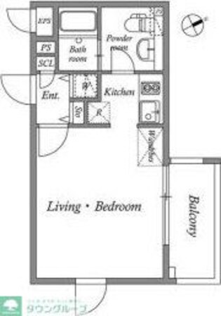 ALERO北参道の物件間取画像